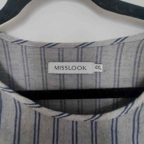 MISSLOOK striped dress 4xl - Picture 2 of 3